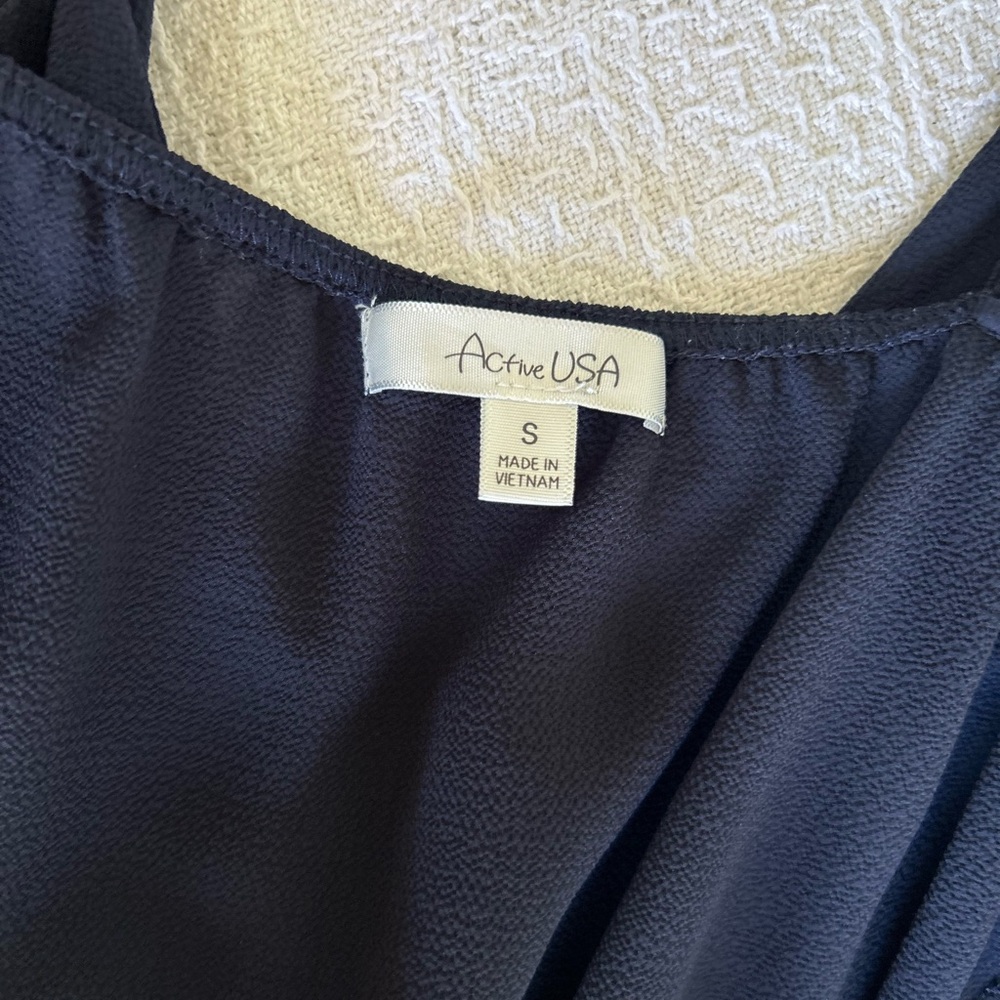 Active USA Black Ruffle Camisole - Picture 4 of 6